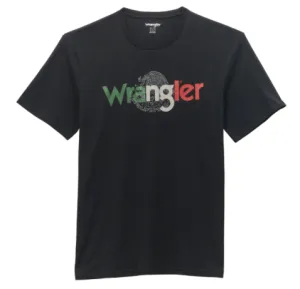 112353932 - Wrangler® Short Sleeve T-shirt - Regular Fit - Jet Black