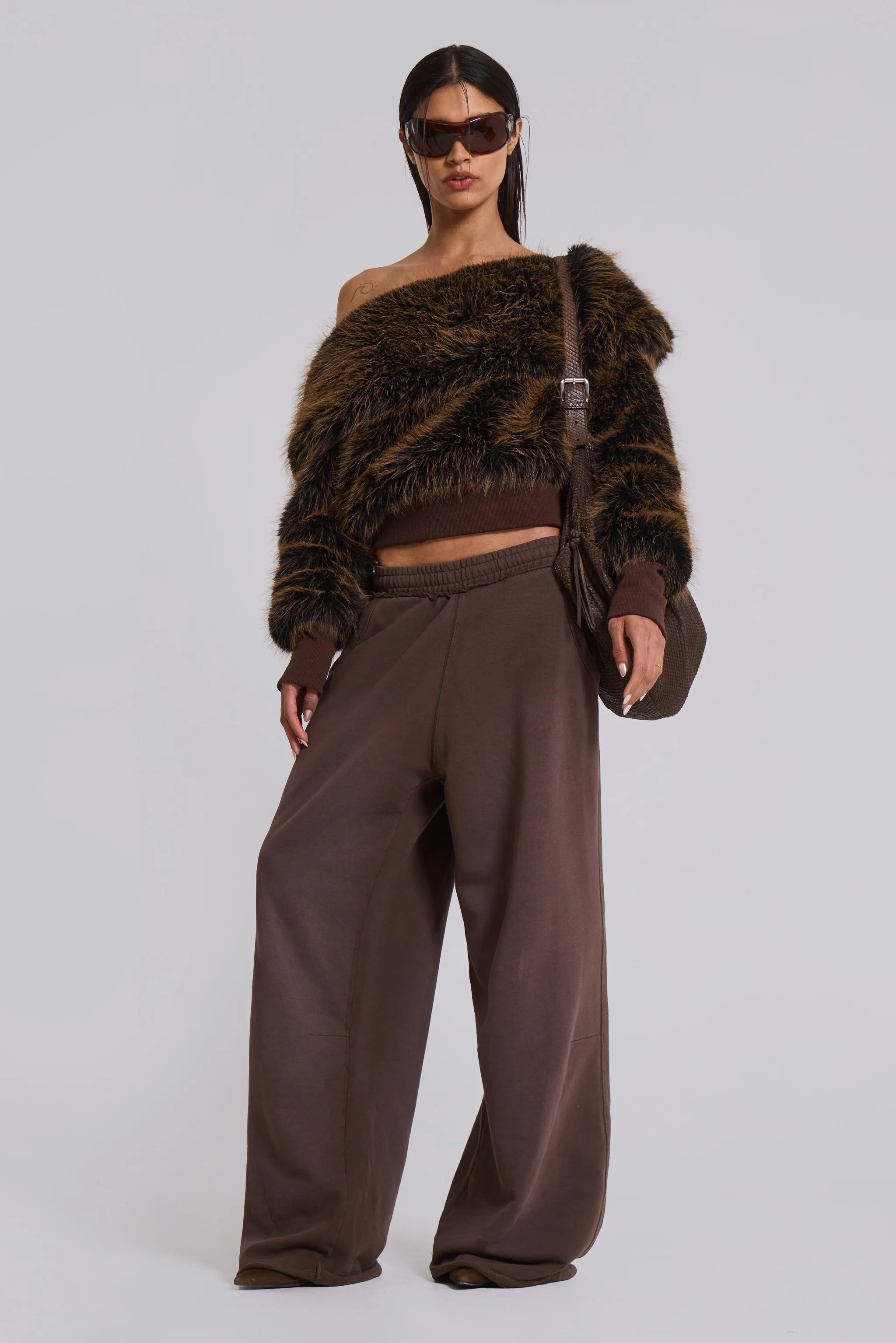 316 Off The Shoulder Fur Jumper