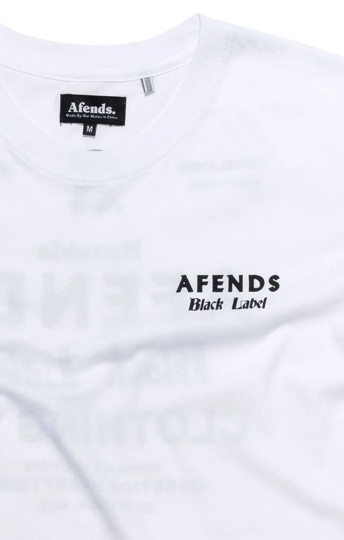 Afends Mens Black Label - Standard Fit Tee