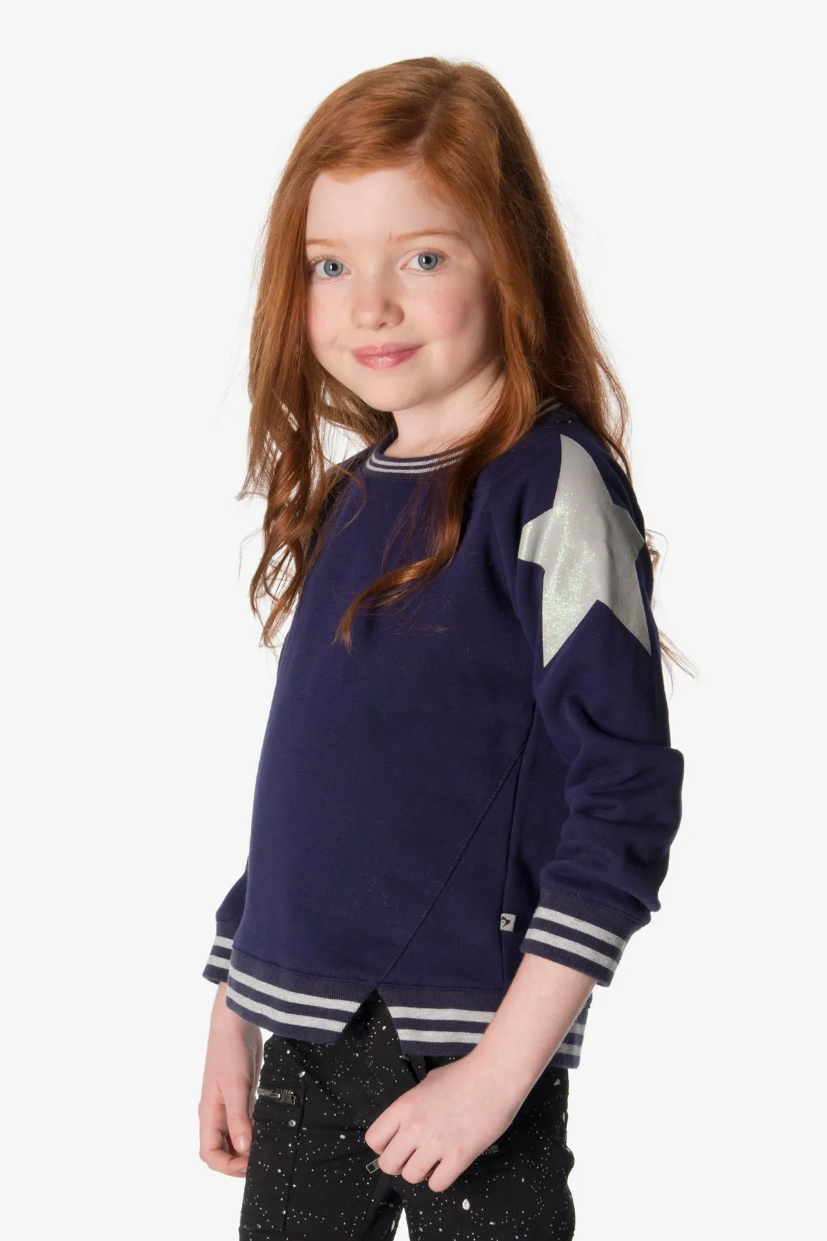 Appaman Everly Girls Sweatshirt - Dark Plum