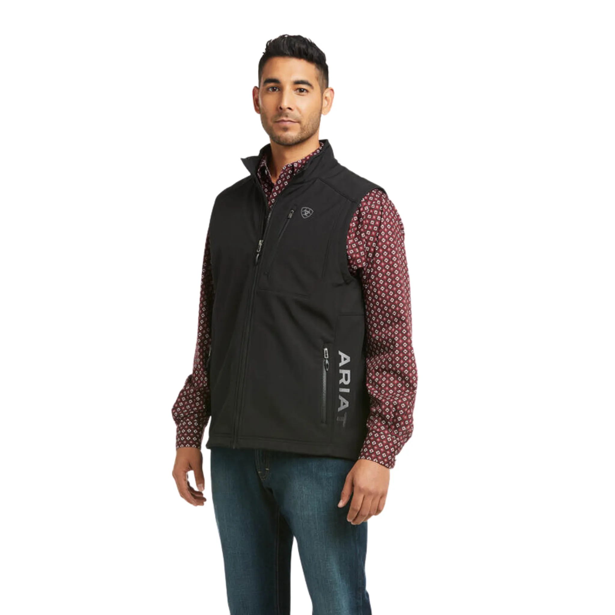 ARIAT MEN'S LOGO 2.0 PATRIOT SOFTSHELL VEST - 10037559