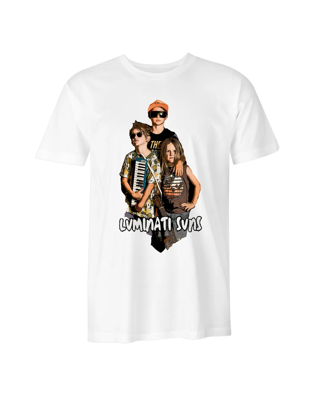 Band Photo Youth Tee (White)