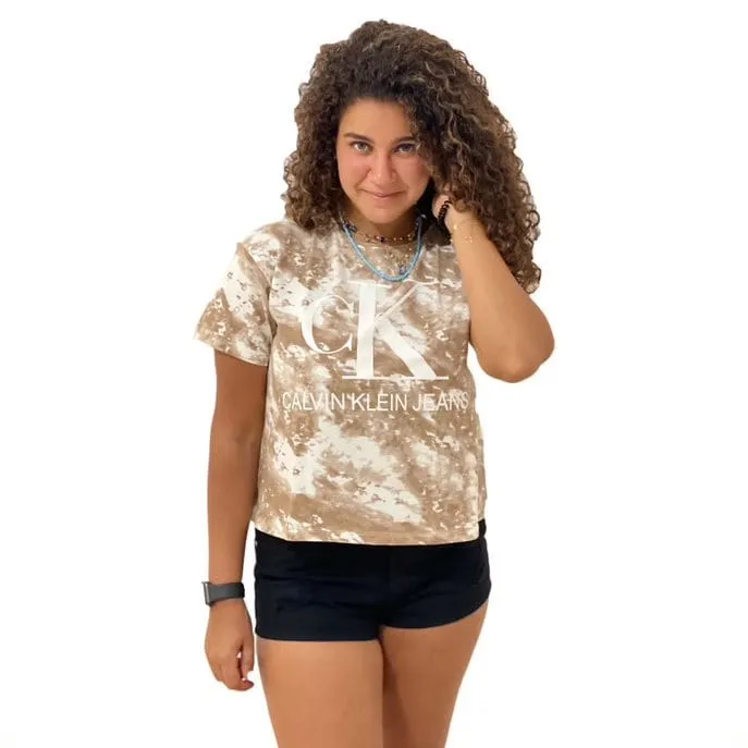 Beige T-Shirt Tie-Dye (Women)