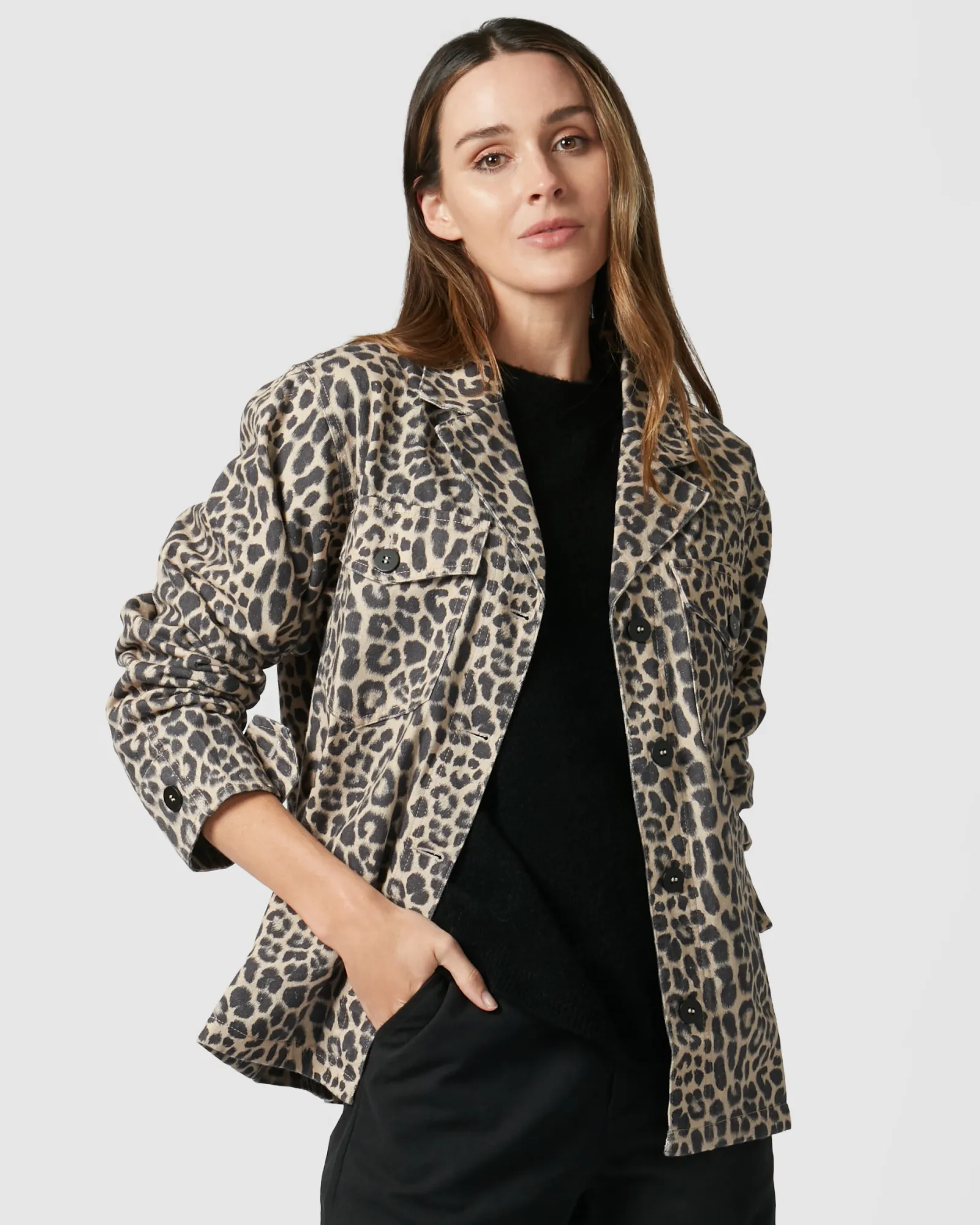 Berlin Jacket - Leopard