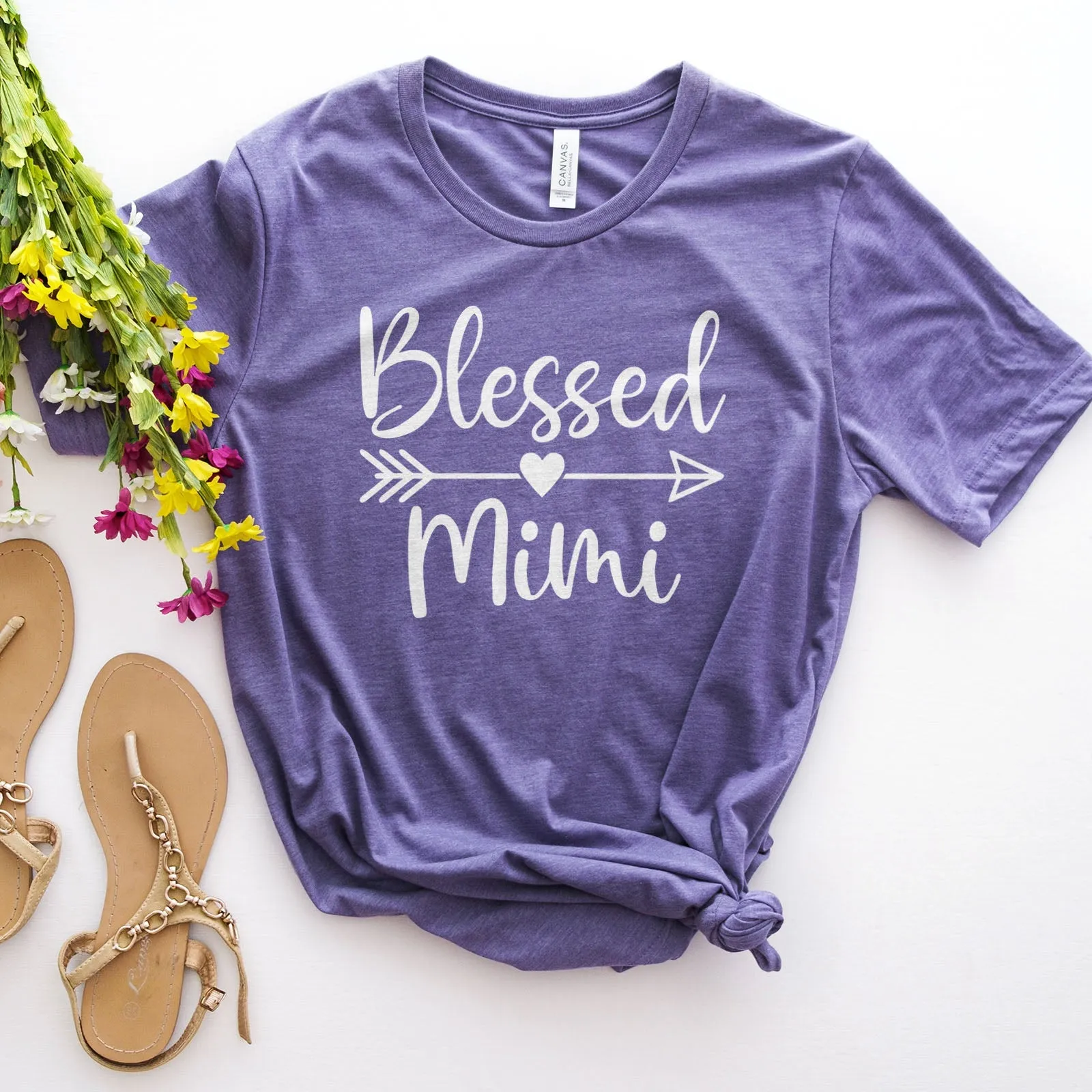 Blessed Mimi Arrow Tee Shirts For Women - Christian Shirts for Women - Religious Tee Shirts