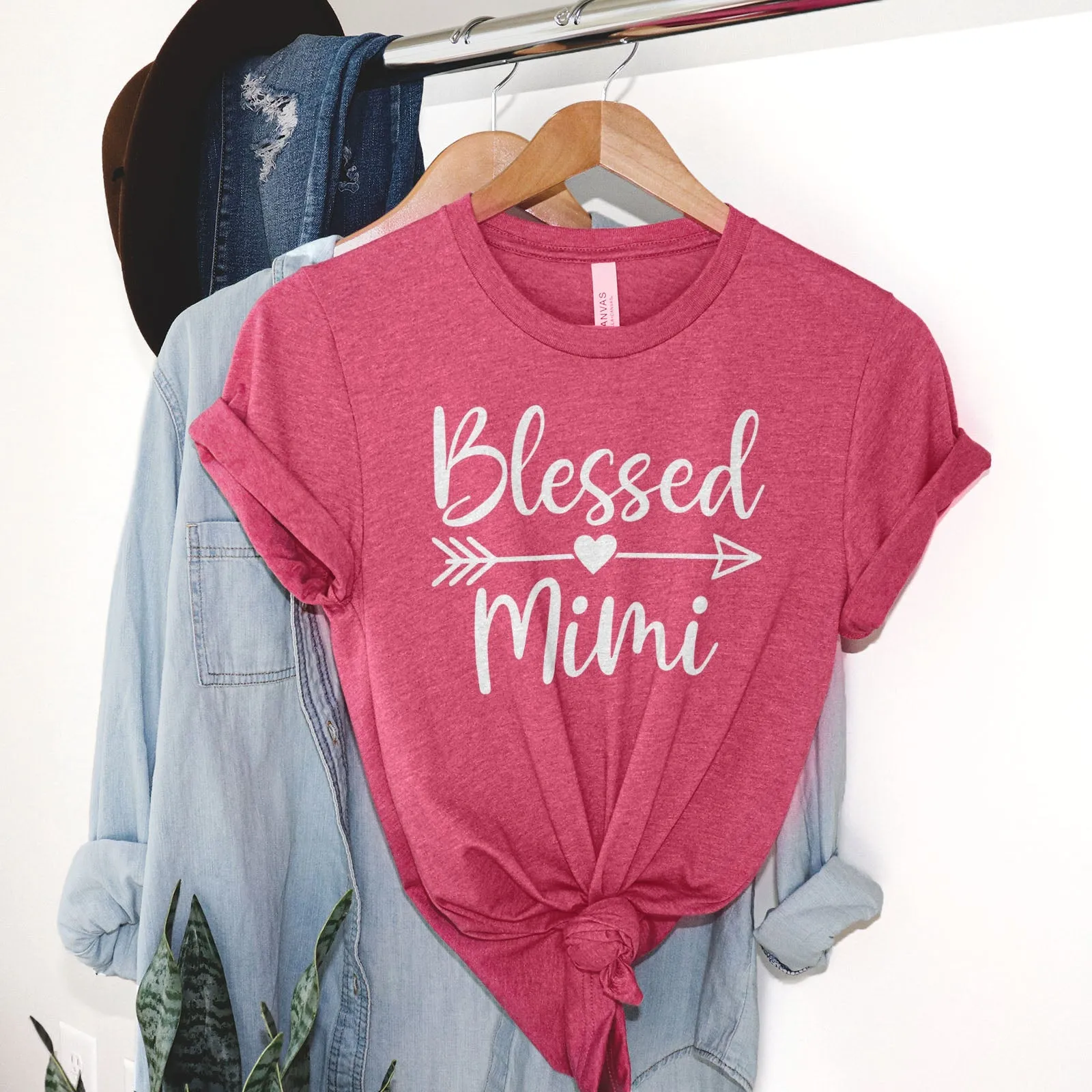 Blessed Mimi Arrow Tee Shirts For Women - Christian Shirts for Women - Religious Tee Shirts