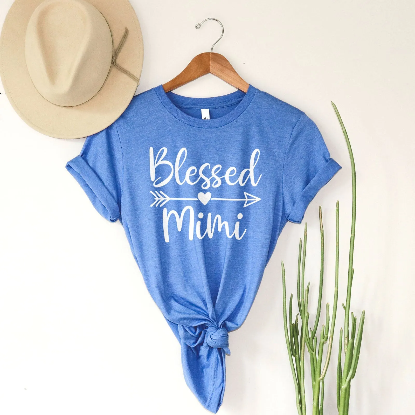 Blessed Mimi Arrow Tee Shirts For Women - Christian Shirts for Women - Religious Tee Shirts