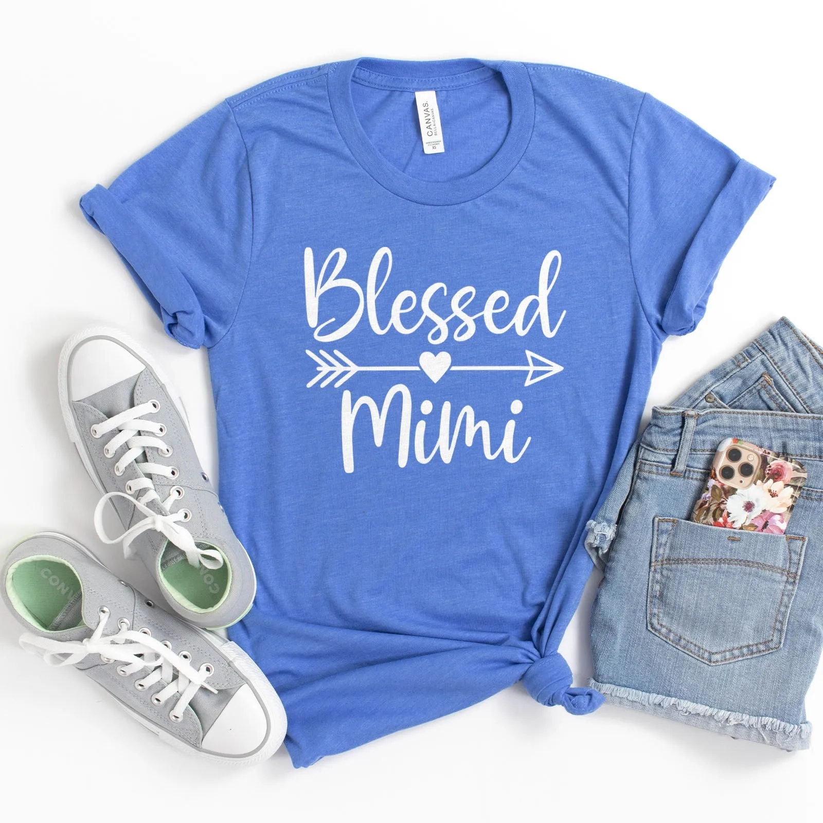 Blessed Mimi Arrow Tee Shirts For Women - Christian Shirts for Women - Religious Tee Shirts