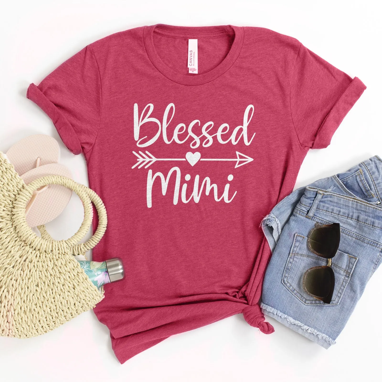 Blessed Mimi Arrow Tee Shirts For Women - Christian Shirts for Women - Religious Tee Shirts