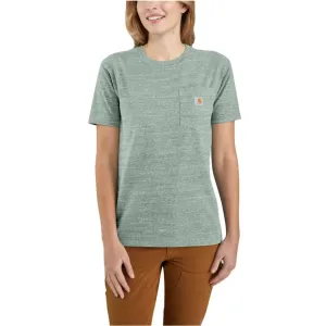 CARHARTT WOMEN'S LOOSE FIT HEAVYWEIGHT SHORT SLEEVE POCKET T-SHIRT- 103067