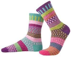 Dahlia Recycled Cotton Crew Socks