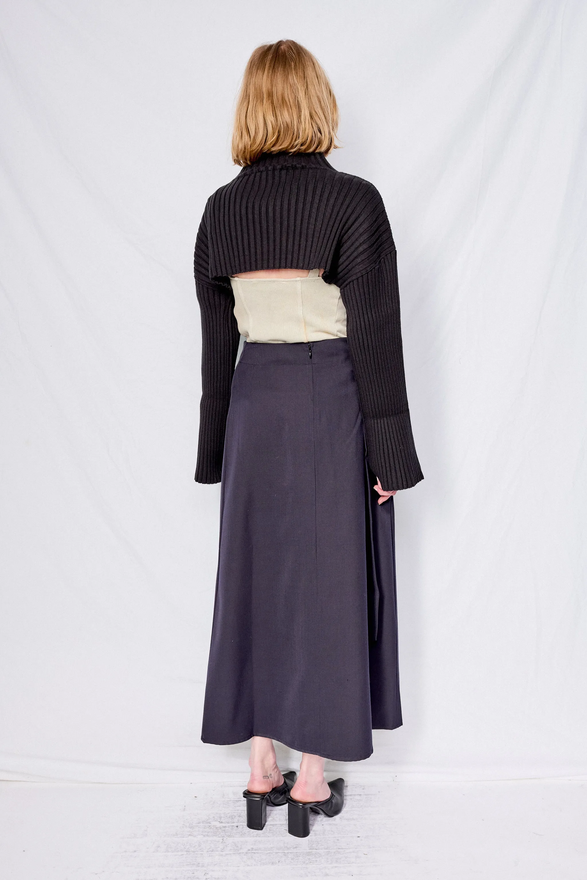 Darkest Navy Bassi Skirt