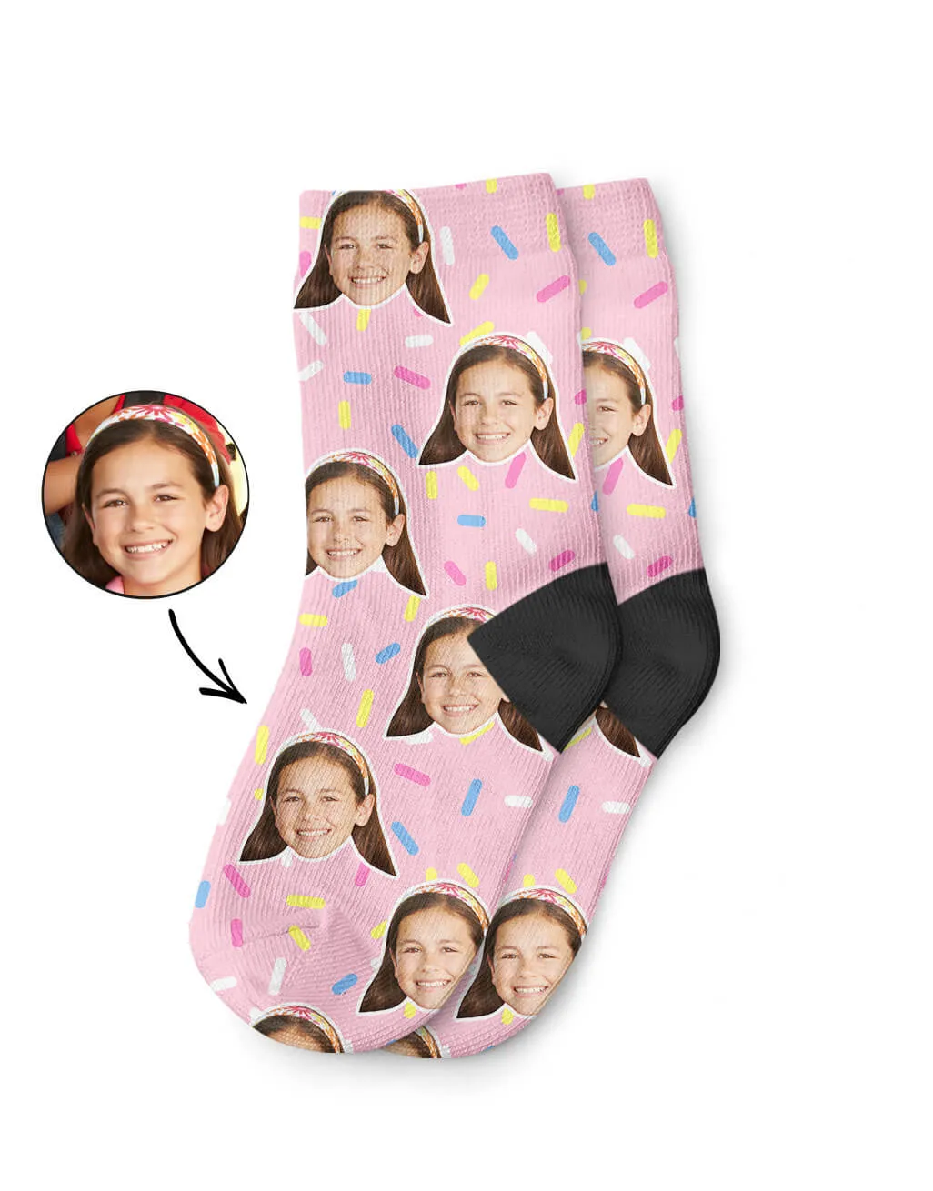 Donut Sprinkles Kids Socks