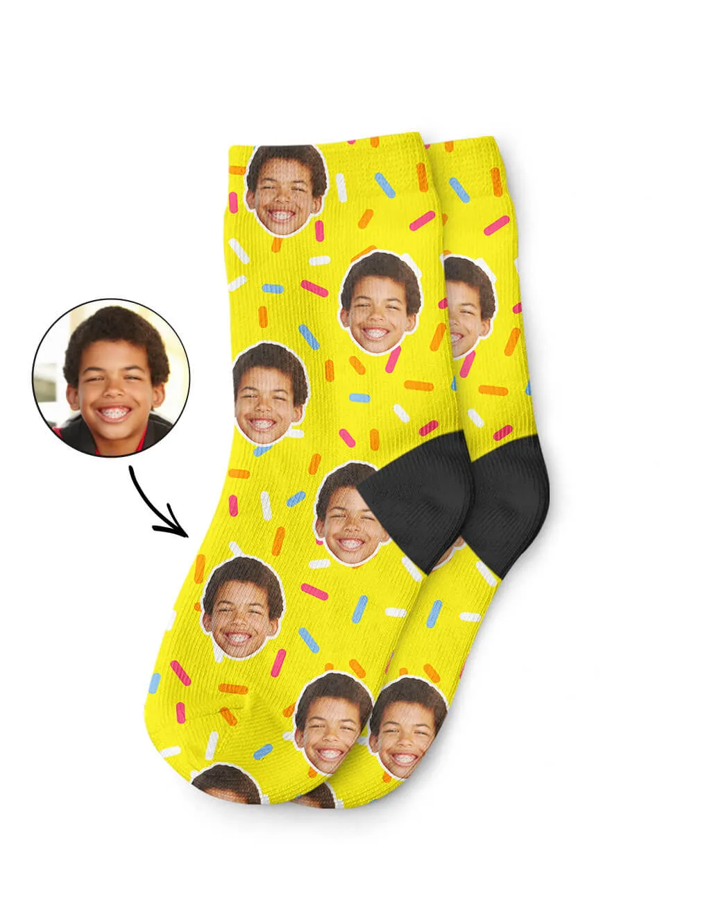 Donut Sprinkles Kids Socks