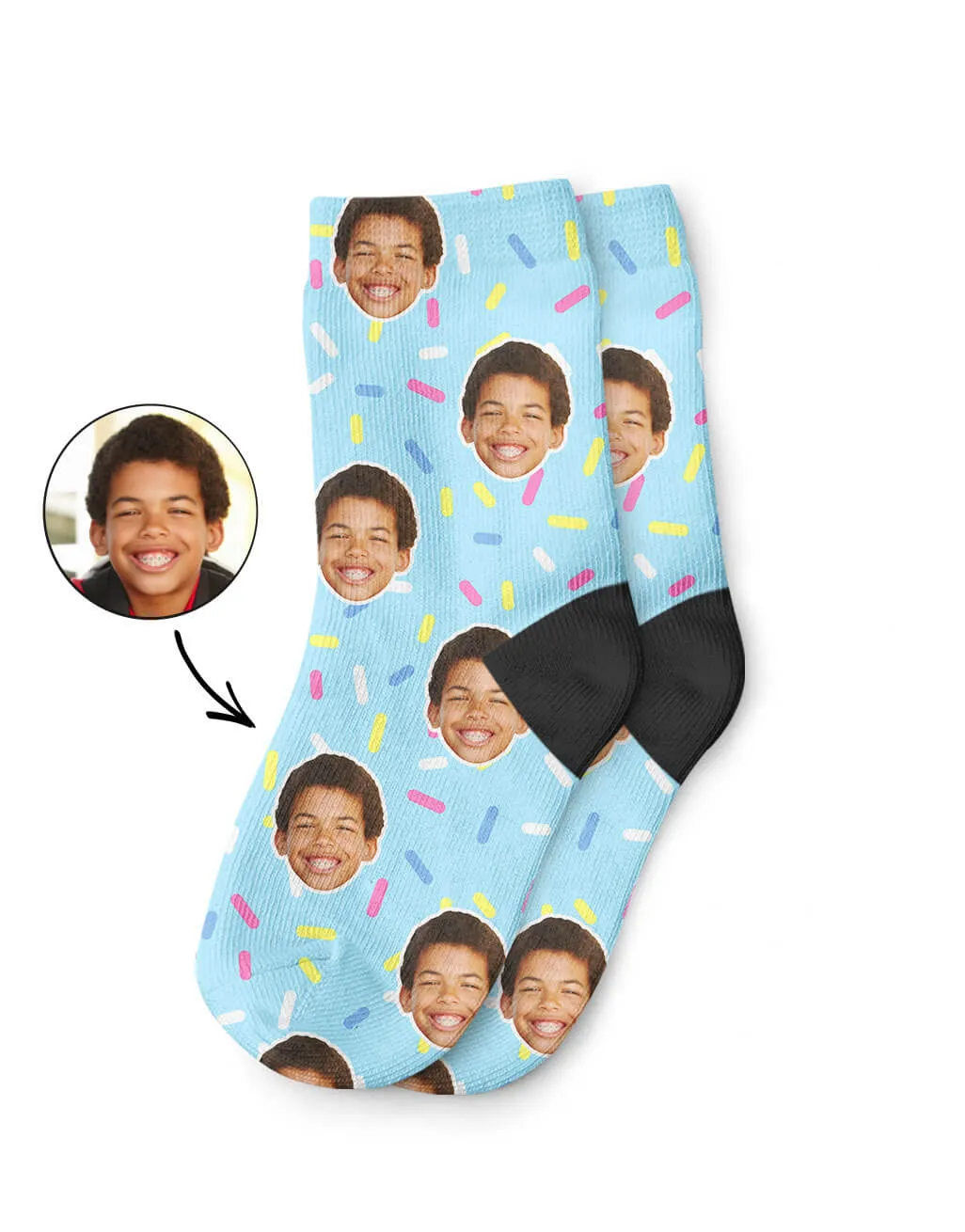 Donut Sprinkles Kids Socks