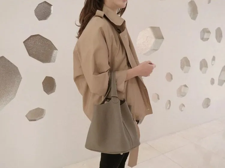 Double Breasted Plus size Winter Vintage Oversize Trench Coat