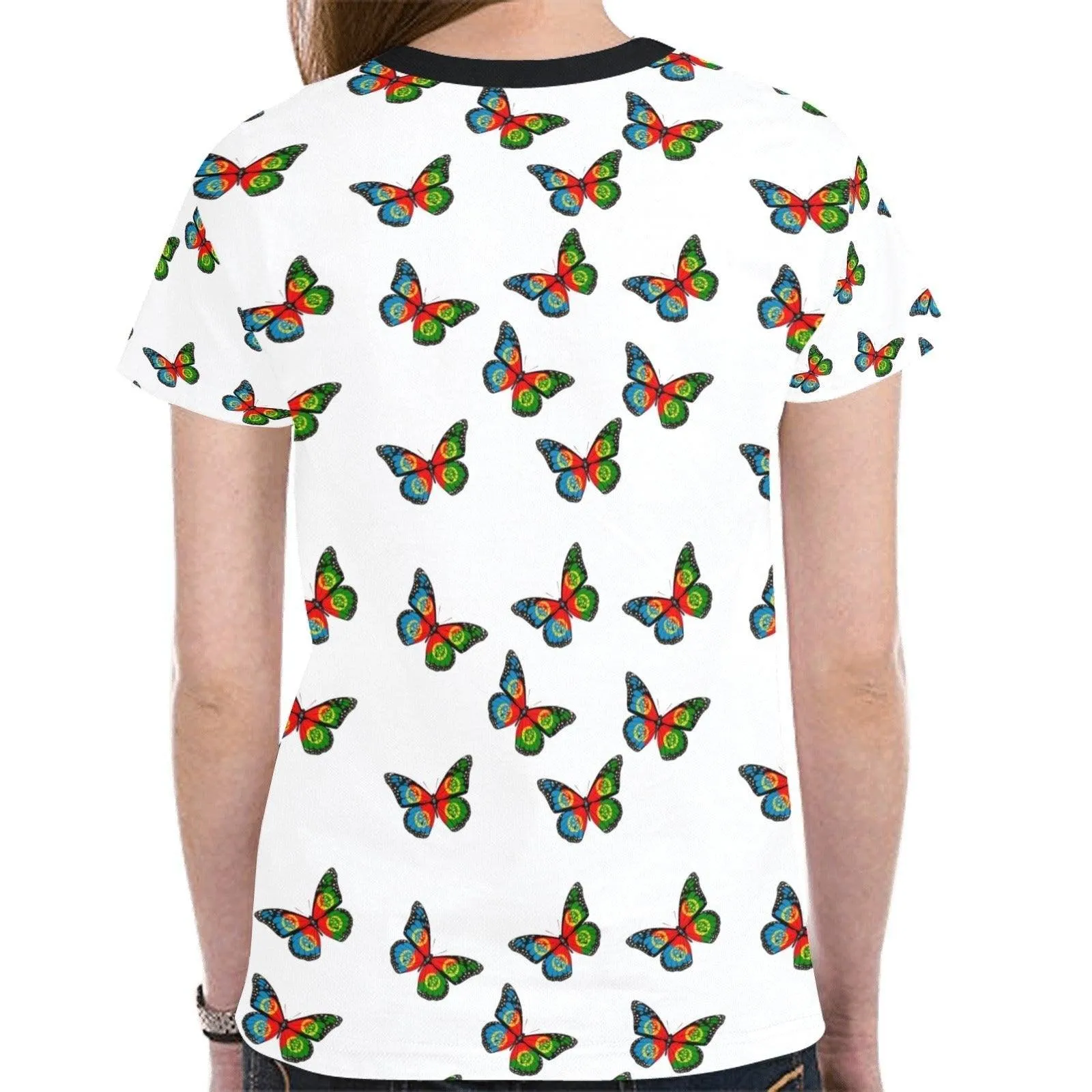 ER  Butterfly Printed T-shirt