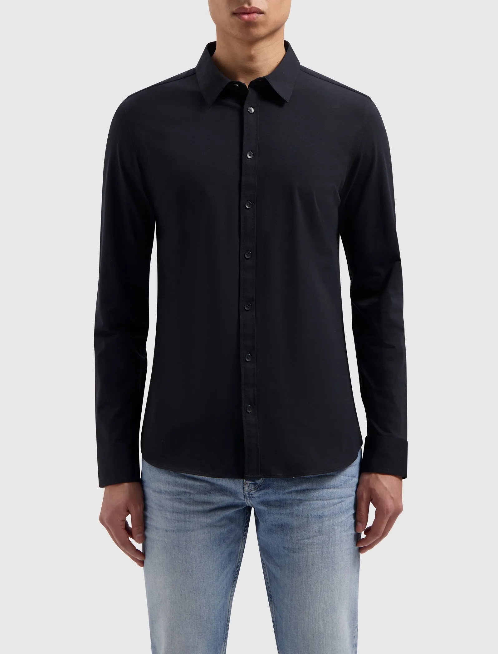 Essential Jersey Shirt | Black