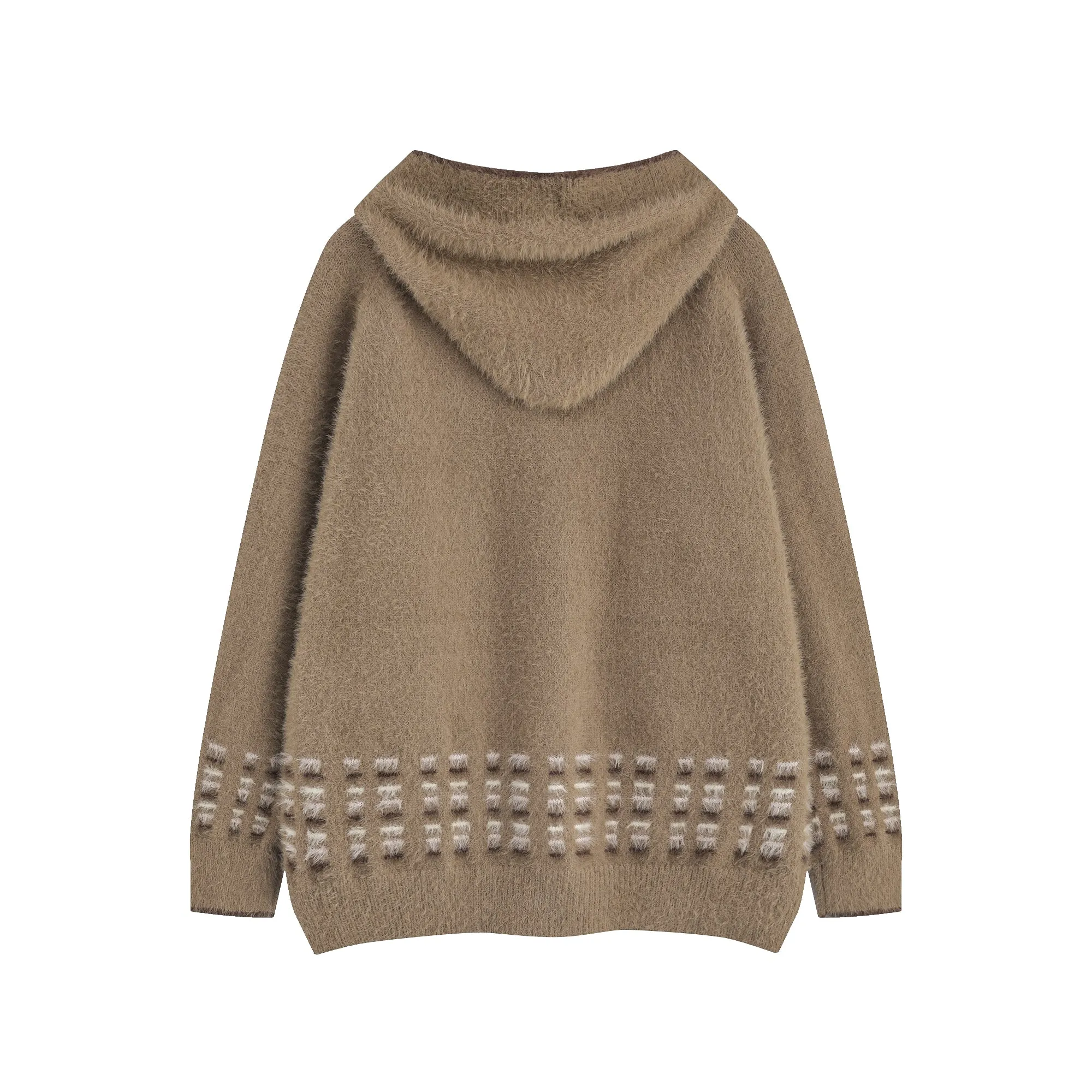 Faire Echo Soft Mohair Cartoon Knit Sweater