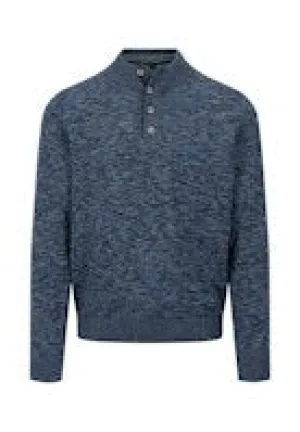 Fynch Hatton Navy Knitwear 1408 238 690