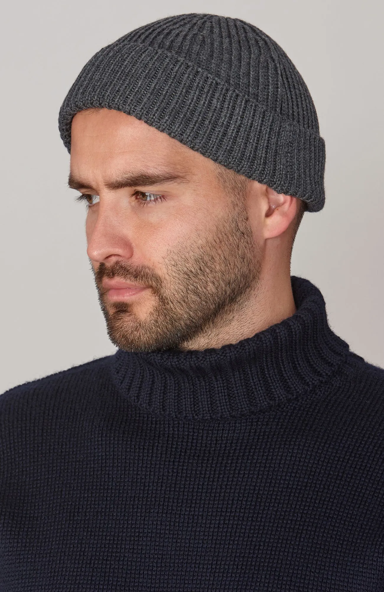 Heavyweight Extra Fine Merino Fisherman Beanie