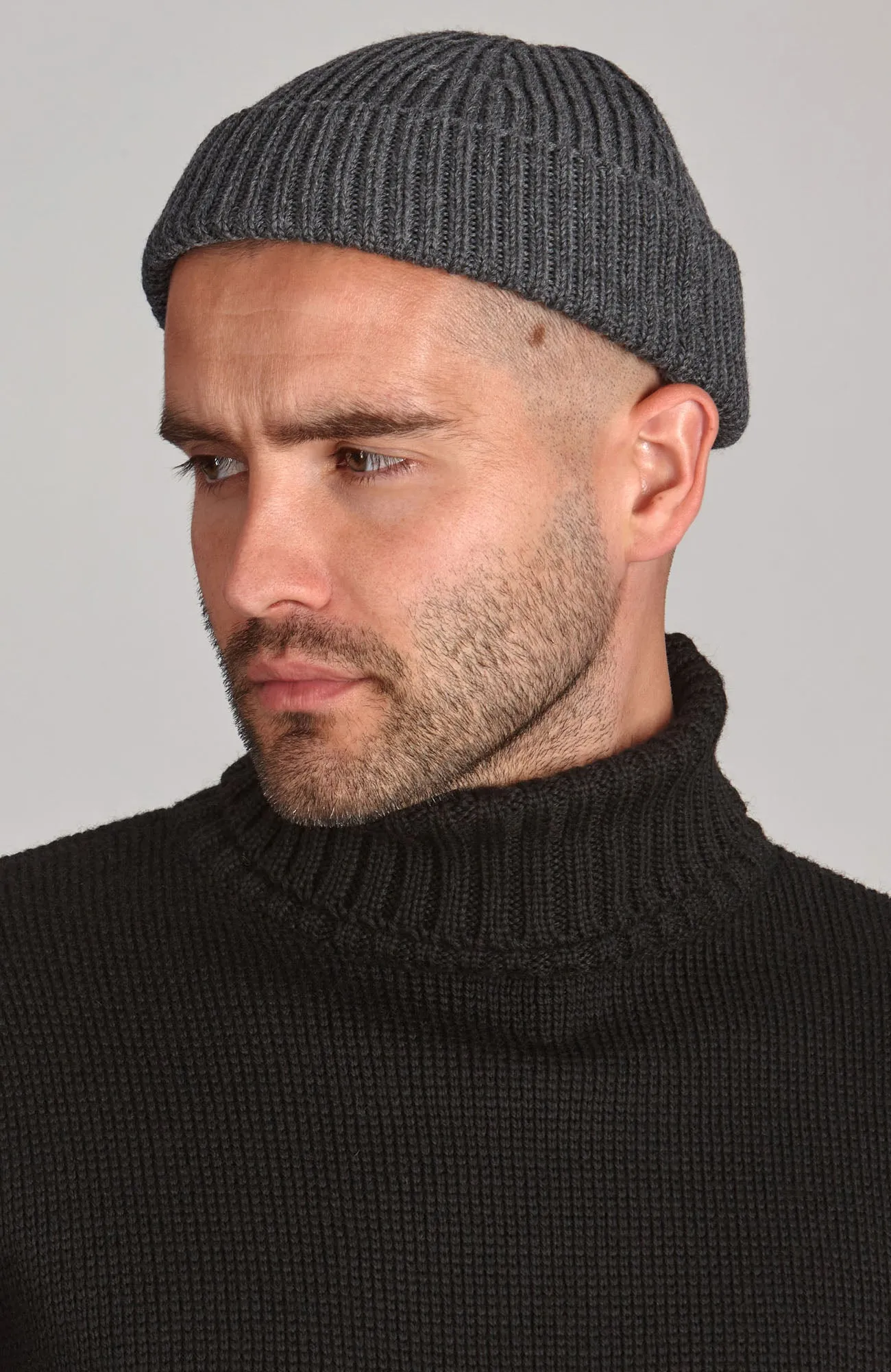 Heavyweight Extra Fine Merino Fisherman Beanie