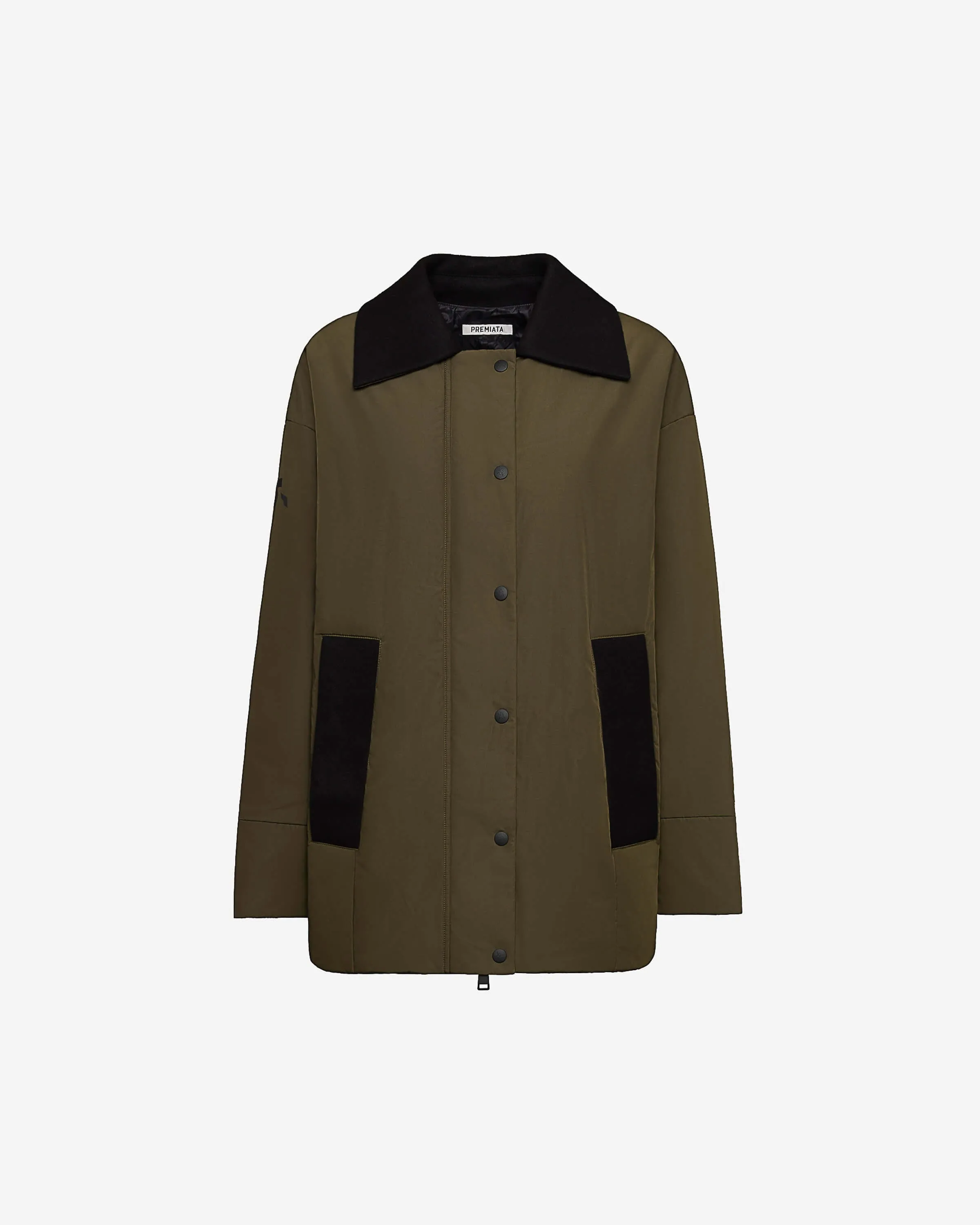 Jacket in Opaque Nylon PR414717 Khaki