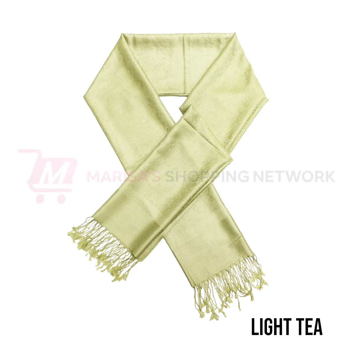 Light Tea Paisley Pashmina Scarves