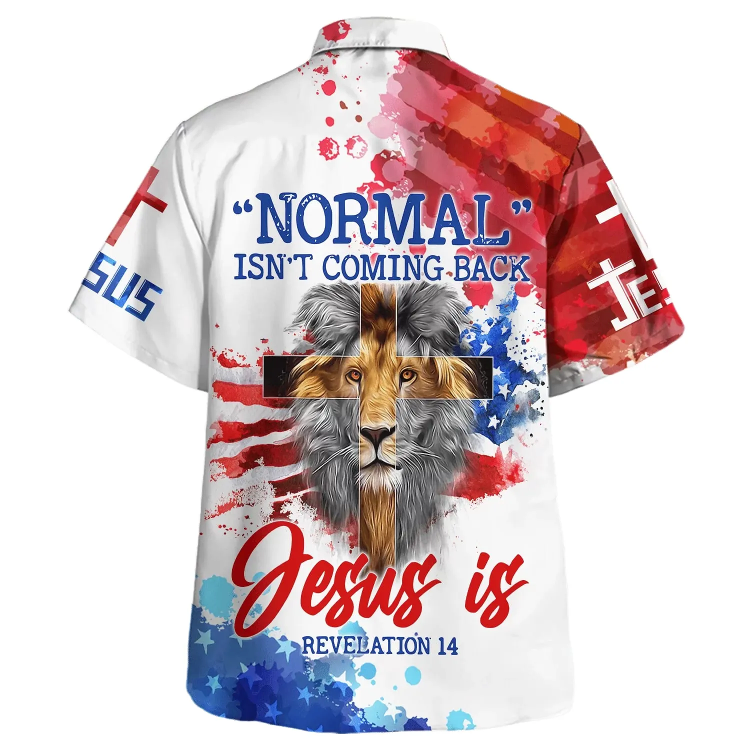 Lion Normal Isn't Coming Back Hawaiian Shirts For Men - Christian Hawaiian Shirt - Hawaiian Summer Shirts