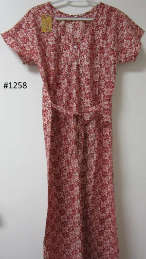 Maxi 6341259 Gown Kaftan Jalabiya Nighty Comfort Sleep Wear Small Size Shieno