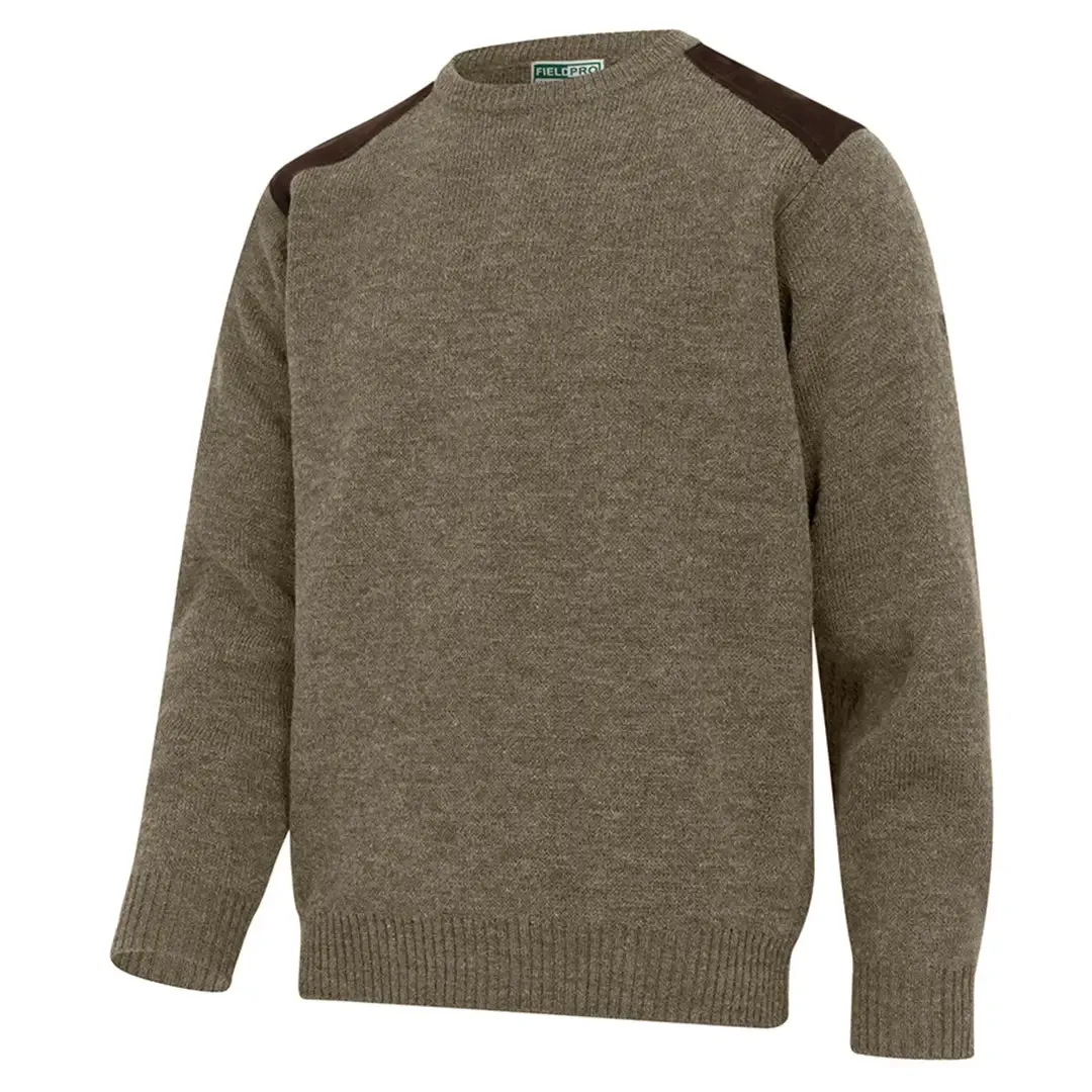 Melrose II Crew Neck Pullover - Meadow Green by Hoggs of Fife