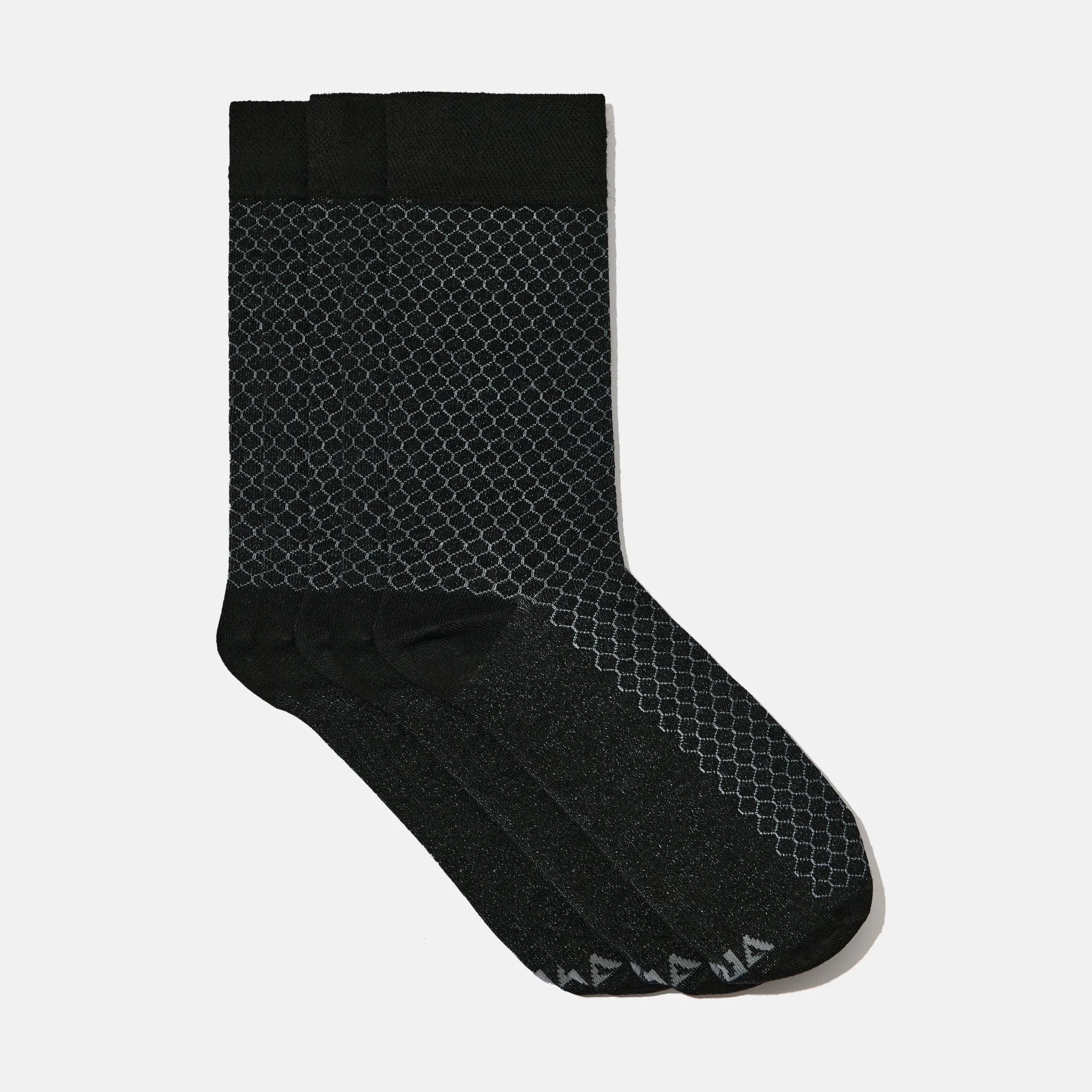 Men's Bamboo Dress Socks • All Honeycomb Design • Pack of 1/3/5 Pairs