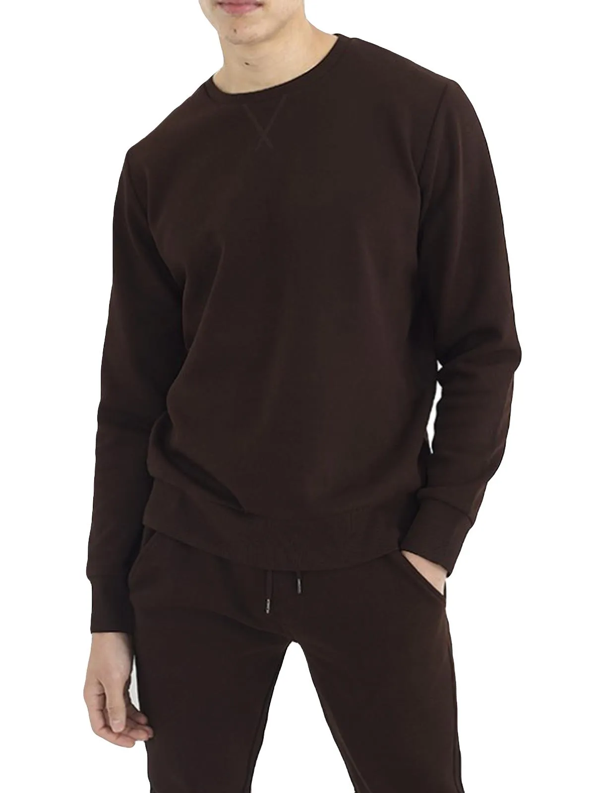 Mens Crew Neck Pull Over Swearshirt