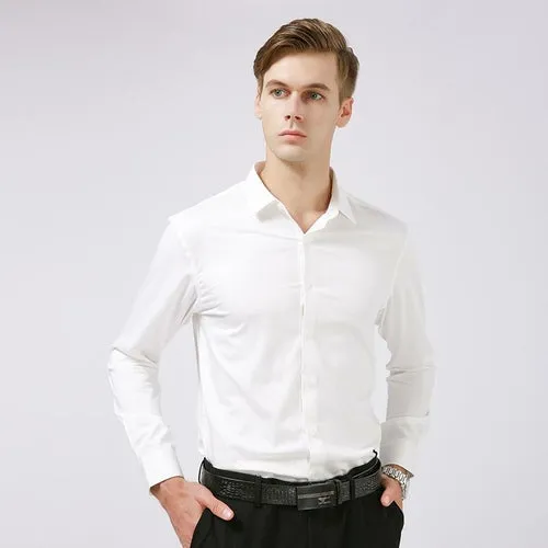 Men's Dress Shirts Long Sleeve Regular Fit Business Casual Button Down