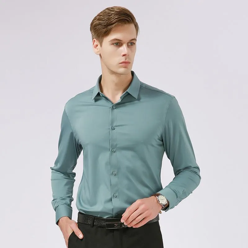 Men's Dress Shirts Long Sleeve Regular Fit Business Casual Button Down