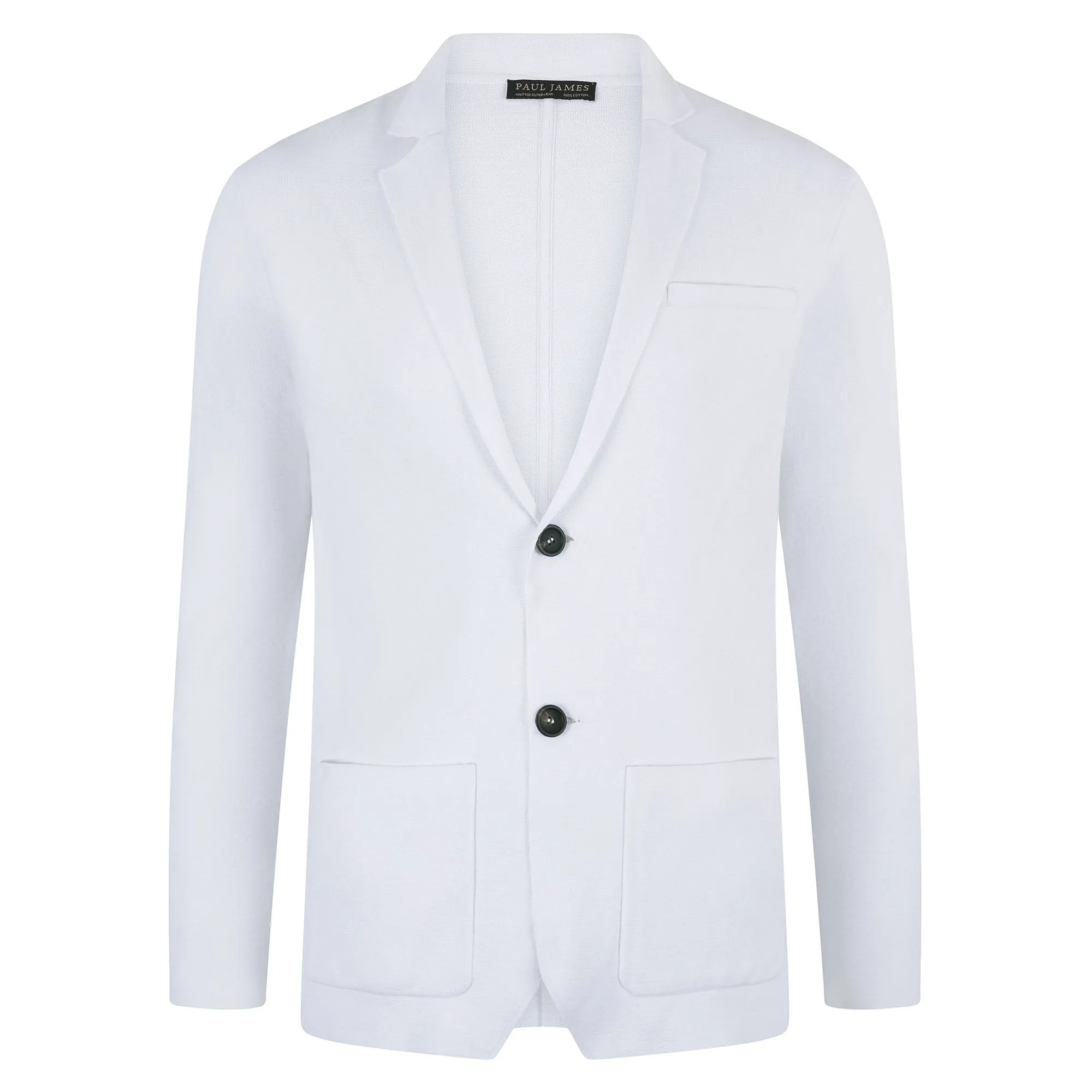 Mens Lightweight Cotton Formal Knitted Blazer