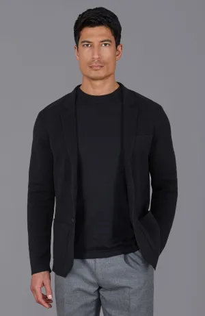 Mens Lightweight Cotton Formal Knitted Blazer