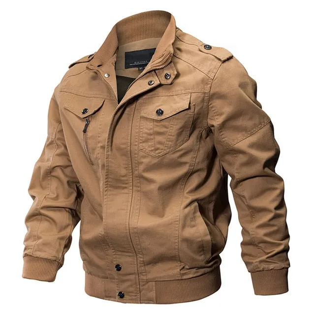 Military Style Jacket Men