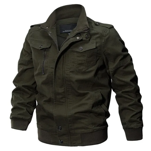 Military Style Jacket Men