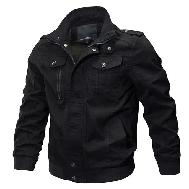 Military Style Jacket Men