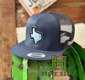 NEW 2023 Jobes Trucker Cap - All Navy 3D TX map