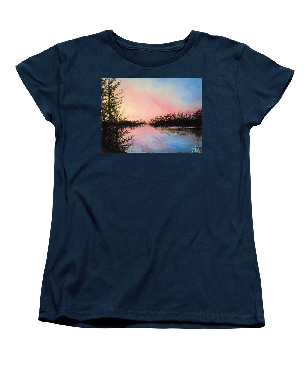 Night Streams in Sunset Dreams  - Women's T-Shirt (Standard Fit)