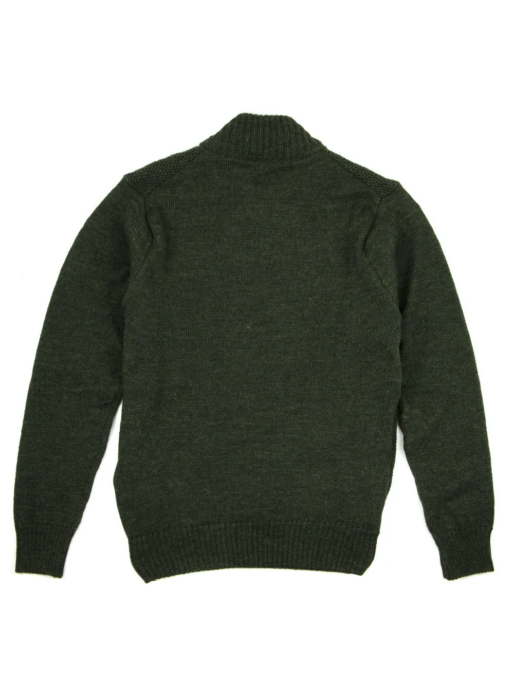 Norber British Wool Zip Neck Jumper