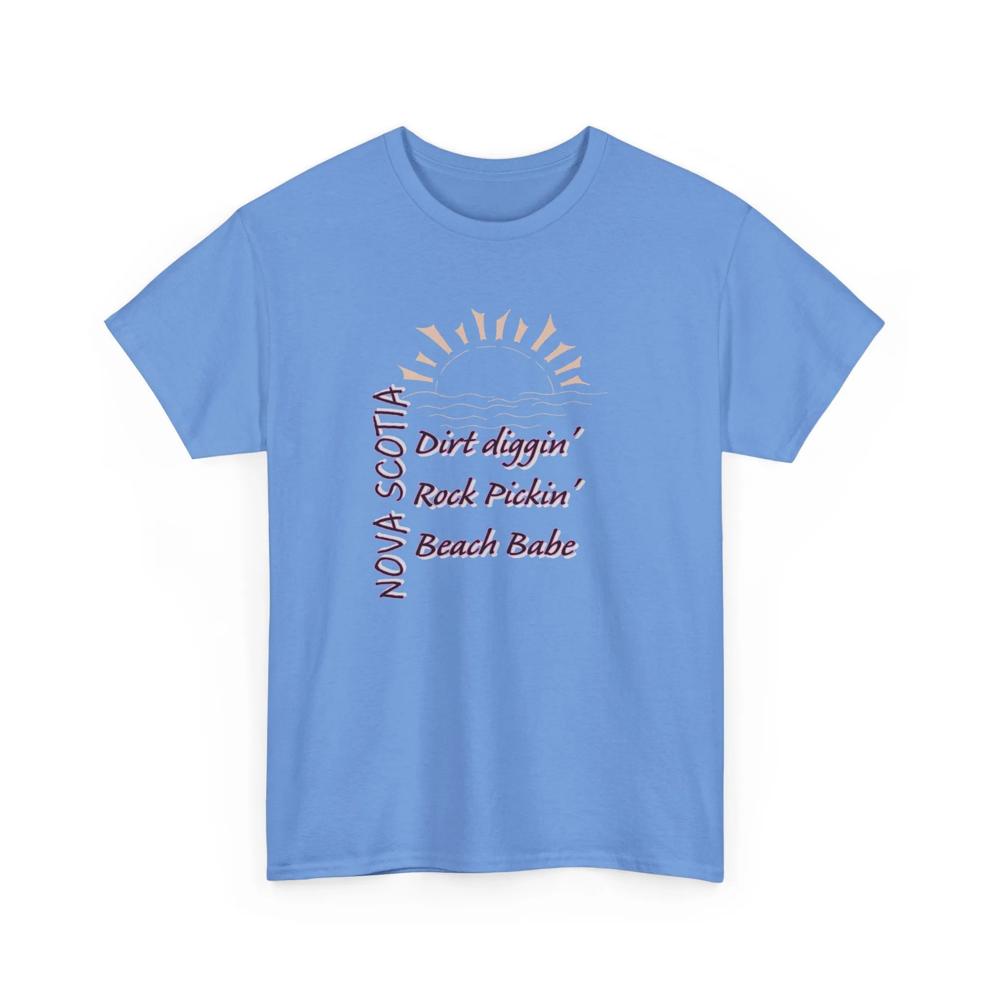 Nova scotia dirt diggin beach babe Cotton Tee