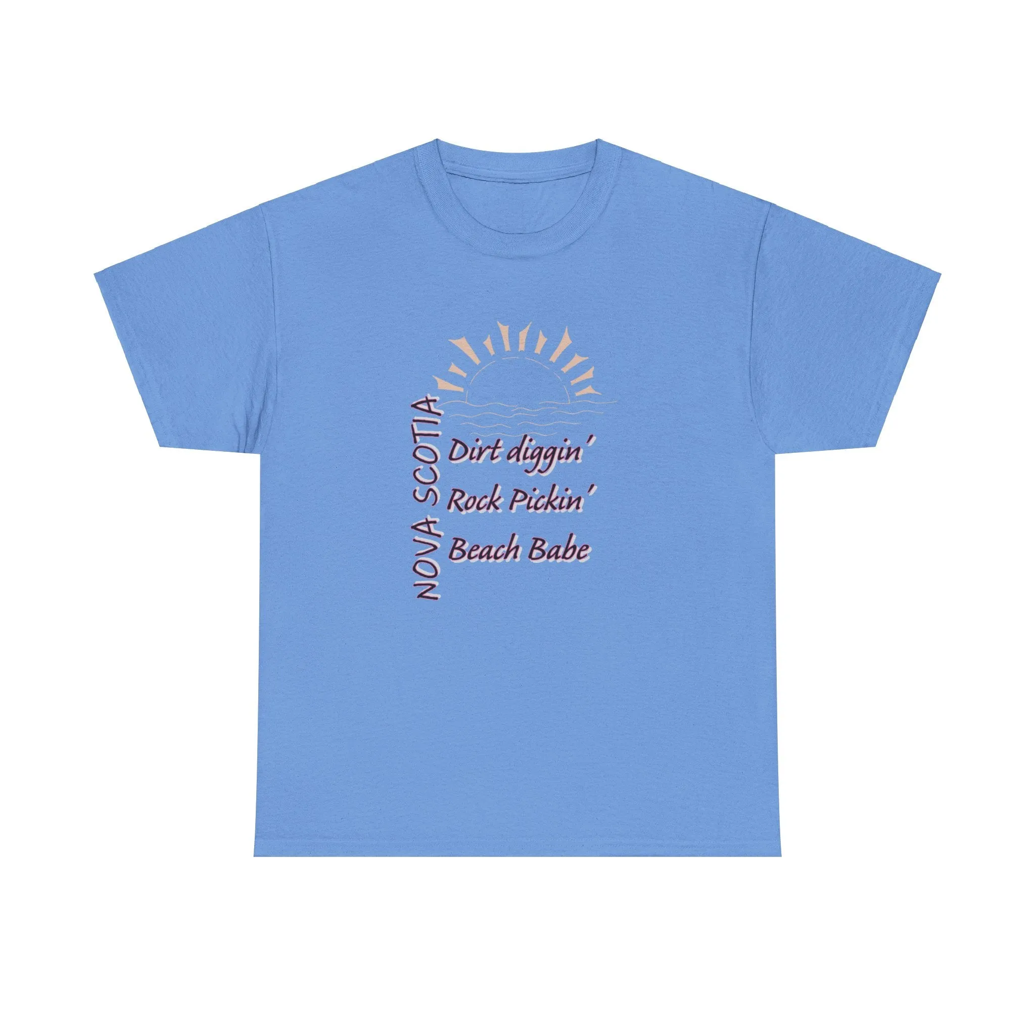 Nova scotia dirt diggin beach babe Cotton Tee