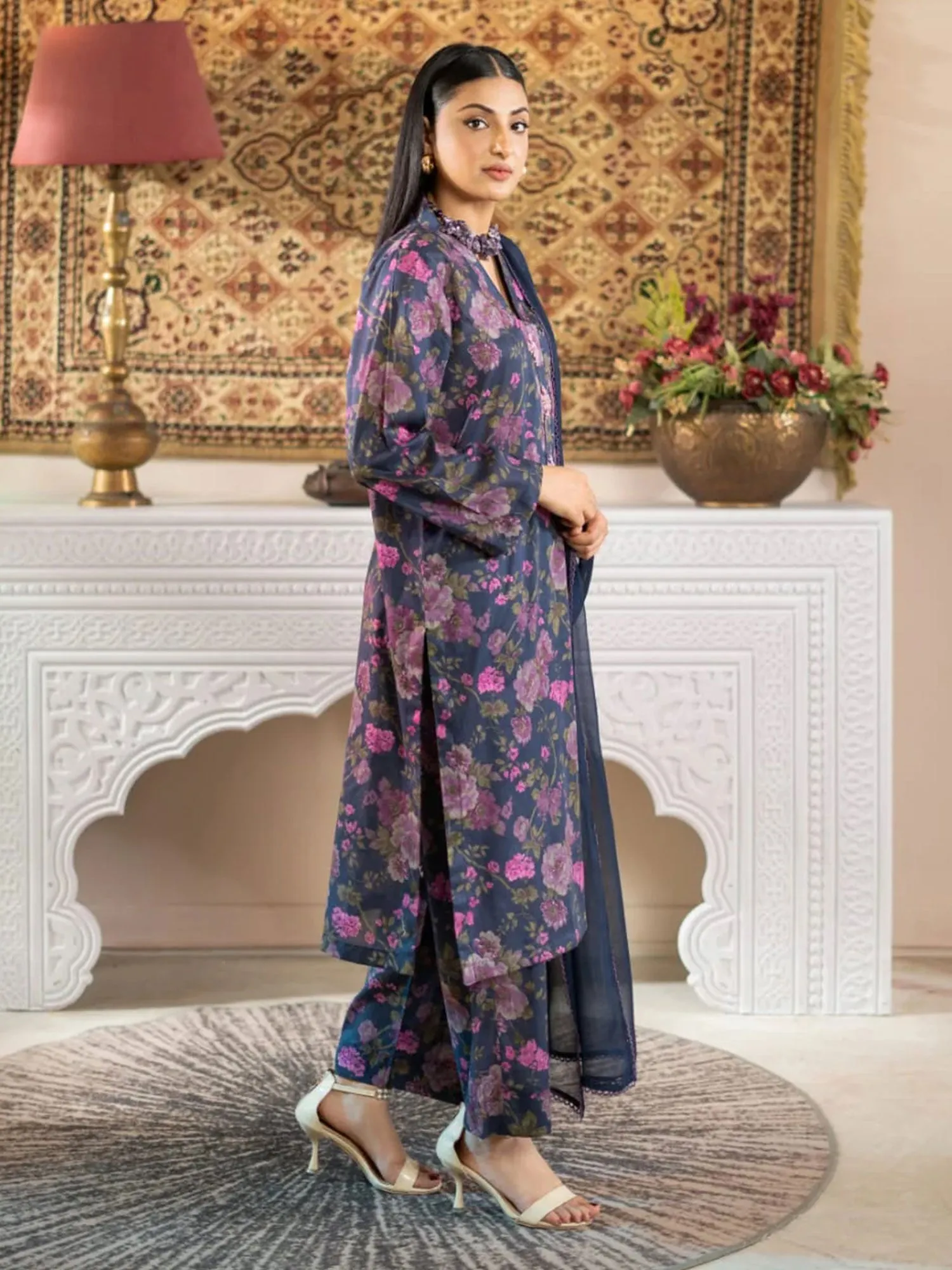 Raniya.H "Harmony" Lawn 3-Piece Suit - Purple