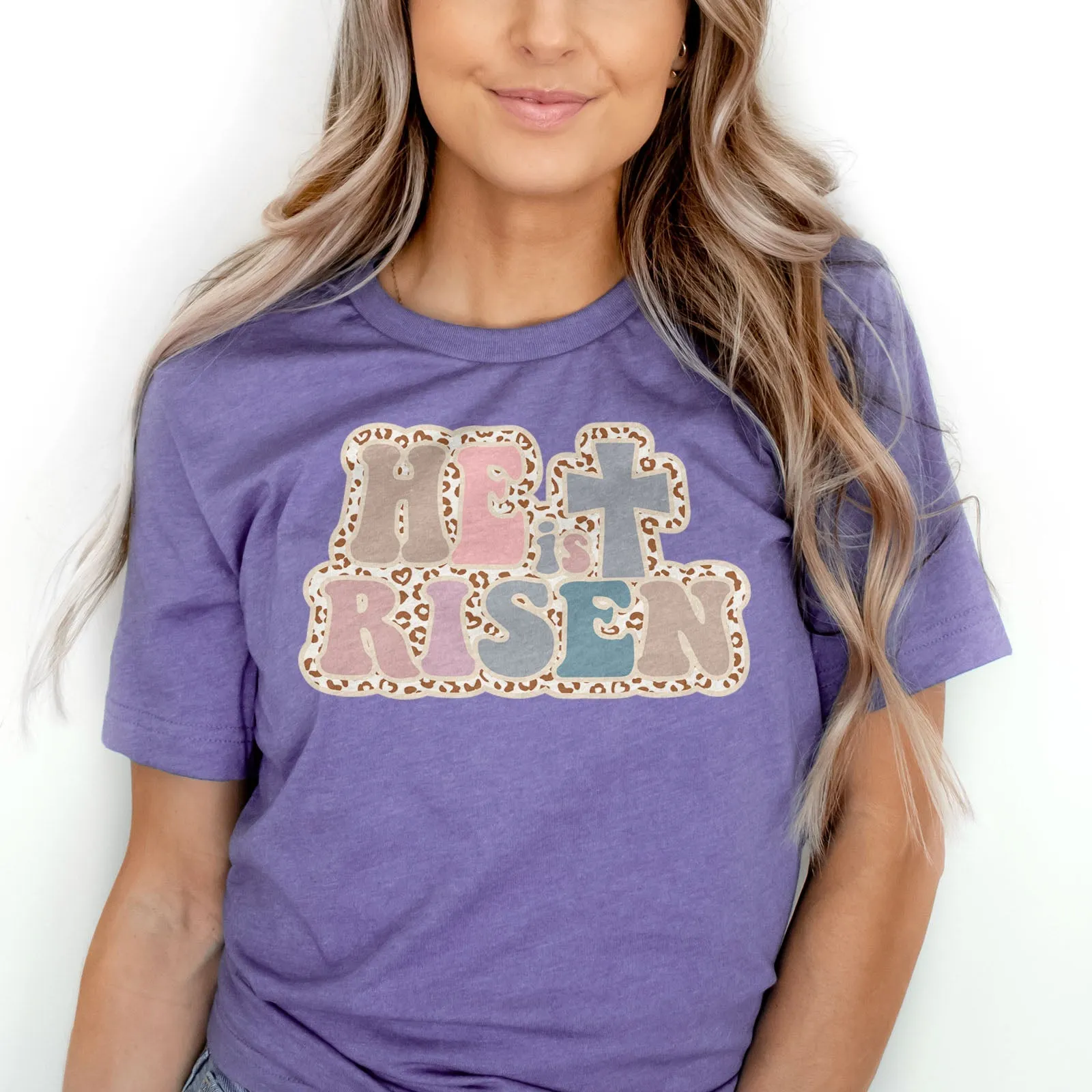 Retro Easter Matthew 28:6 Tee Shirts For Women - Christian Easter T Shirts