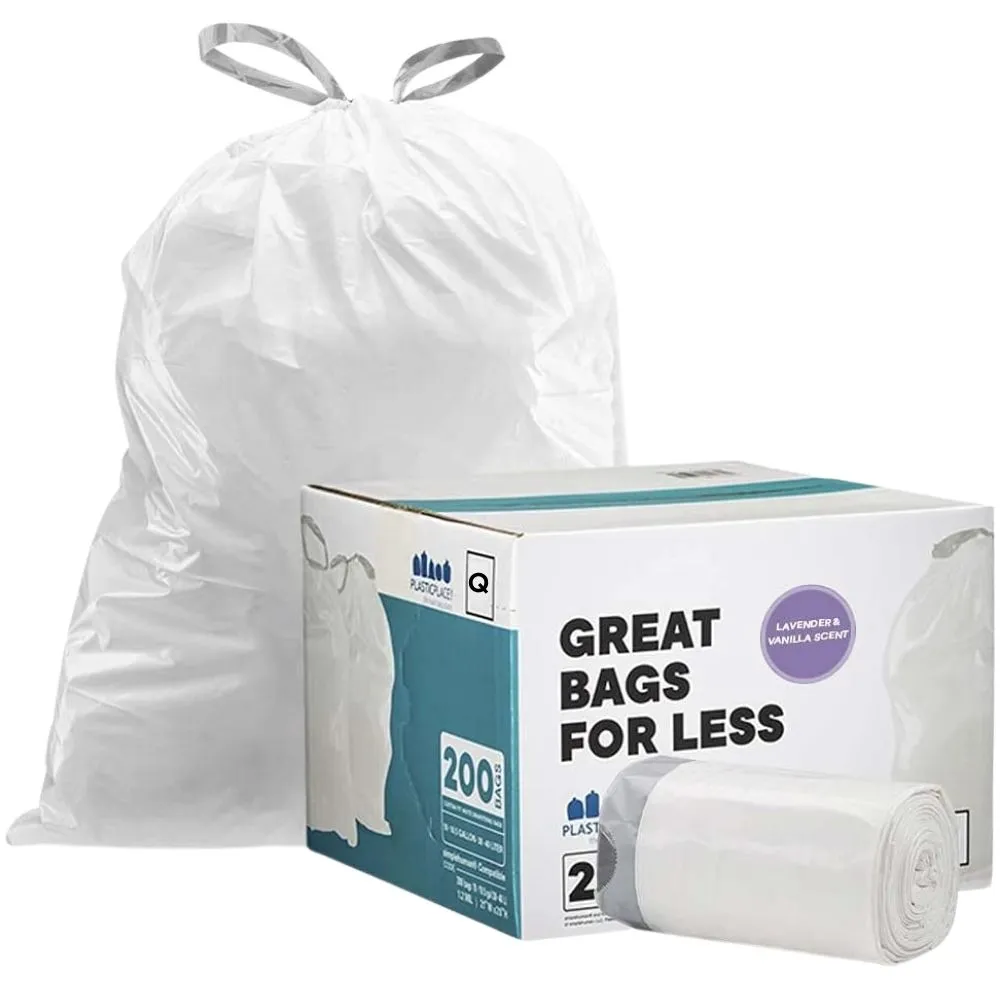 Sample of - 13-17 Gallon Simplehuman®* Compatible Trash Bags Code Q | Lavender & Vanilla Scented Bags