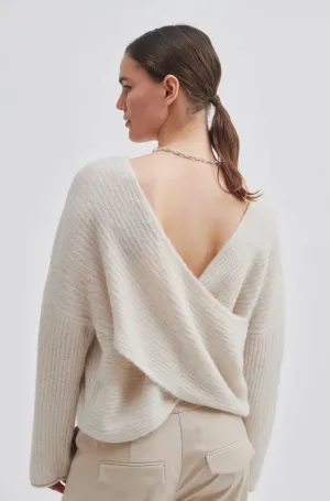 Second Female Ymma Open Back Knit in Summer Sand