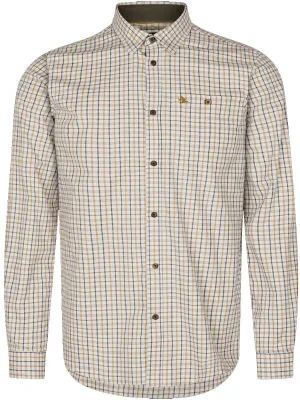 SEELAND Oxford Shooting Shirt - Mens - Classic Blue/Classic Brown Check